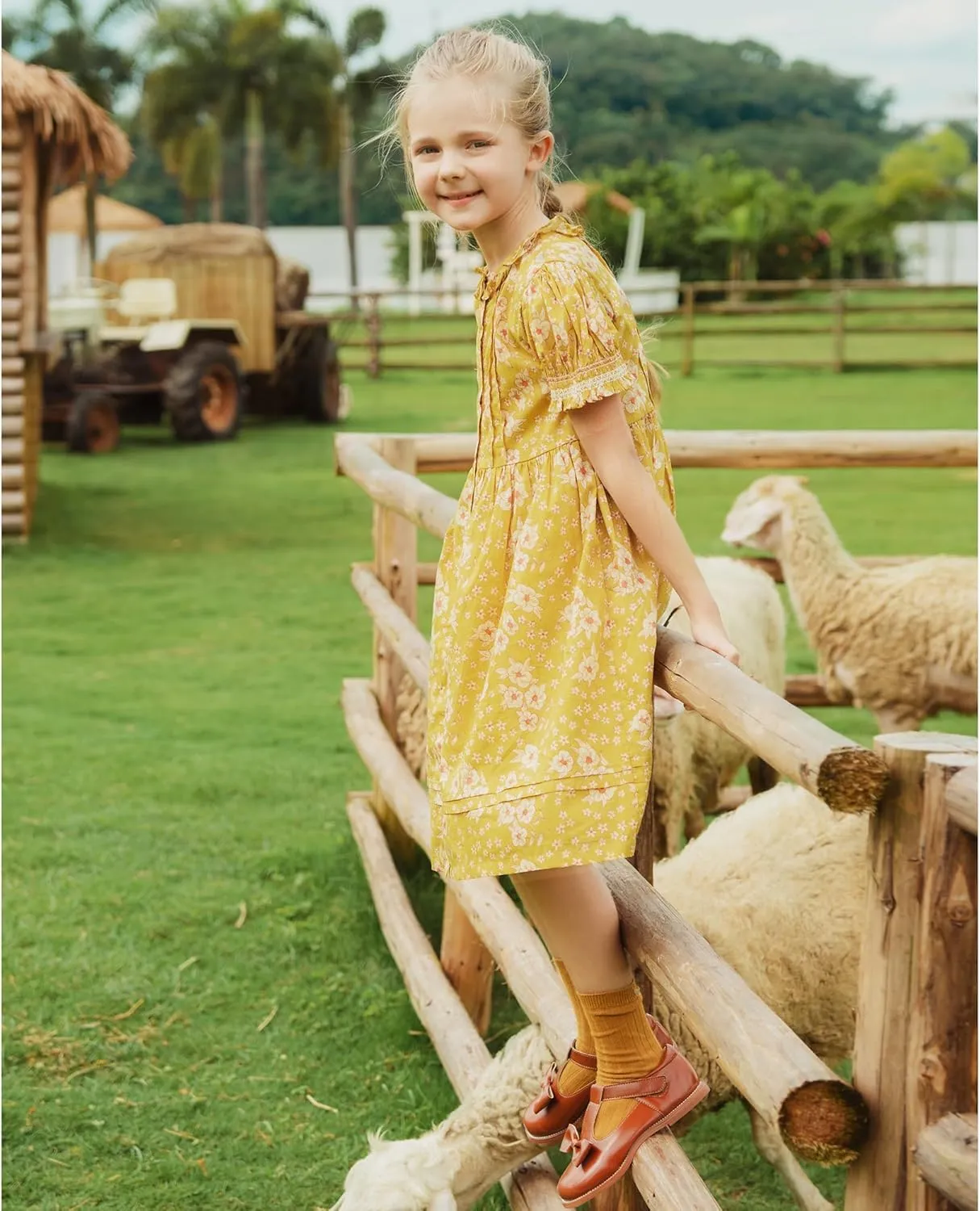 Felix & Flora Toddler Little Girl Mary Jane Dress Shoes - Ballet Flats for Girl Party School Shoes