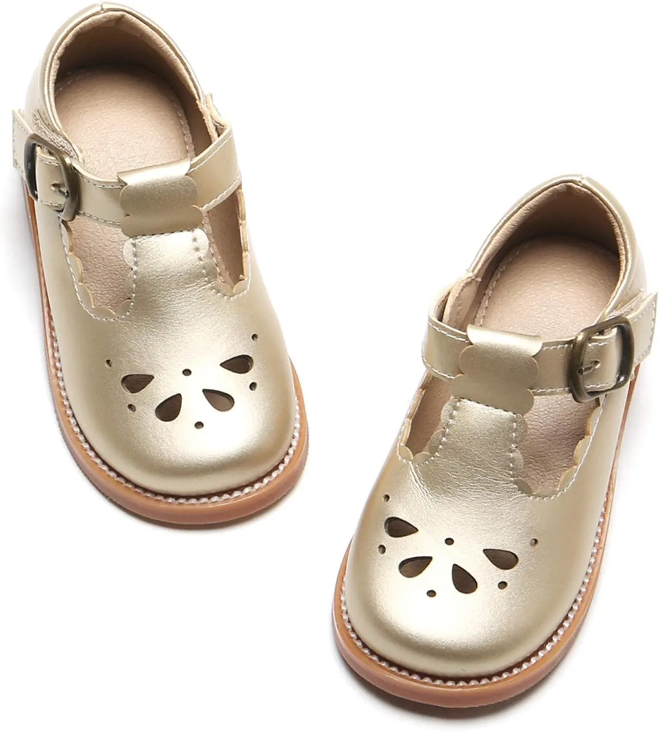 Felix & Flora Toddler Little Girl Mary Jane Dress Shoes - Ballet Flats for Girl Party School Shoes