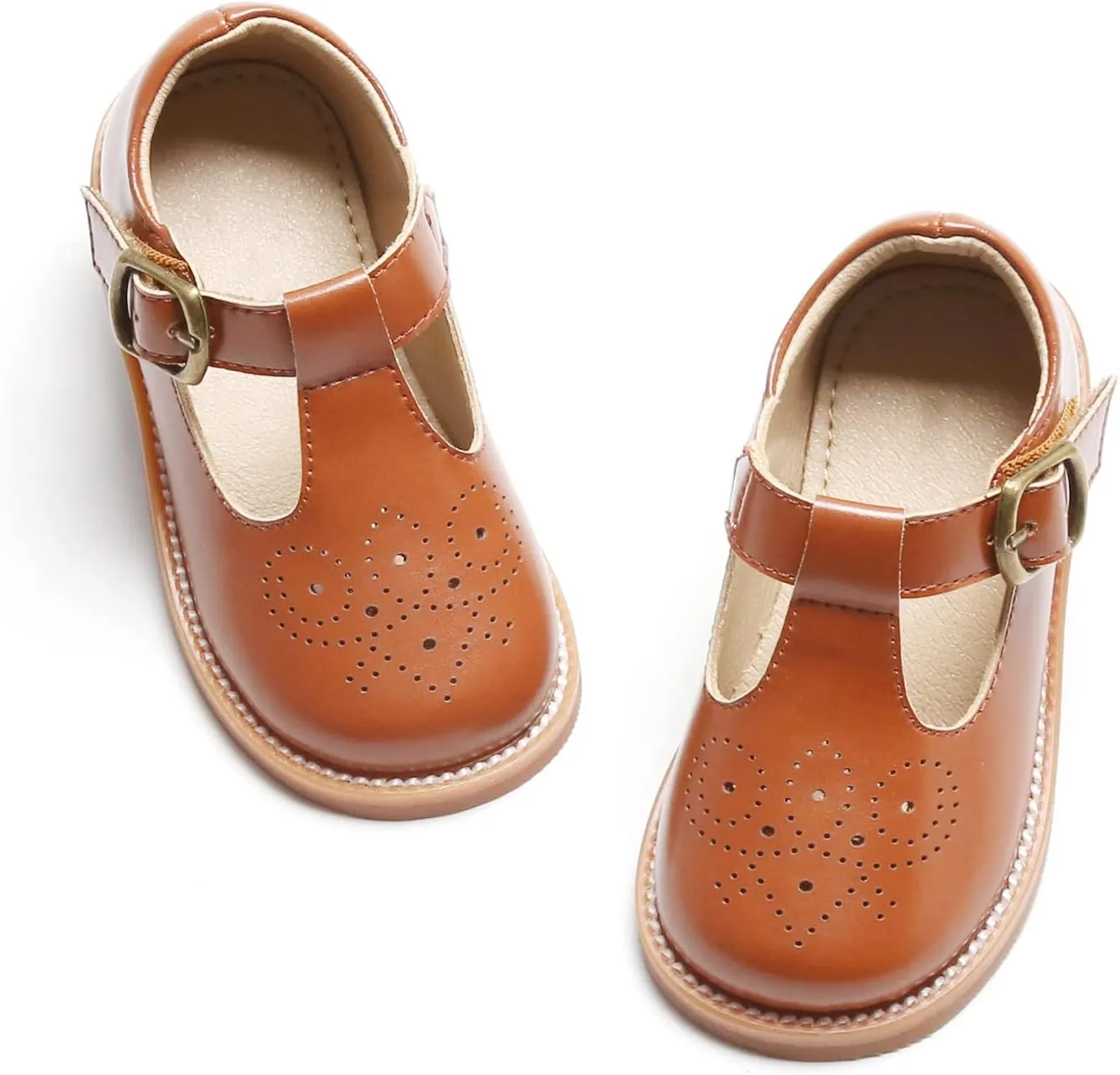 Felix & Flora Toddler Little Girl Mary Jane Dress Shoes - Ballet Flats for Girl Party School Shoes