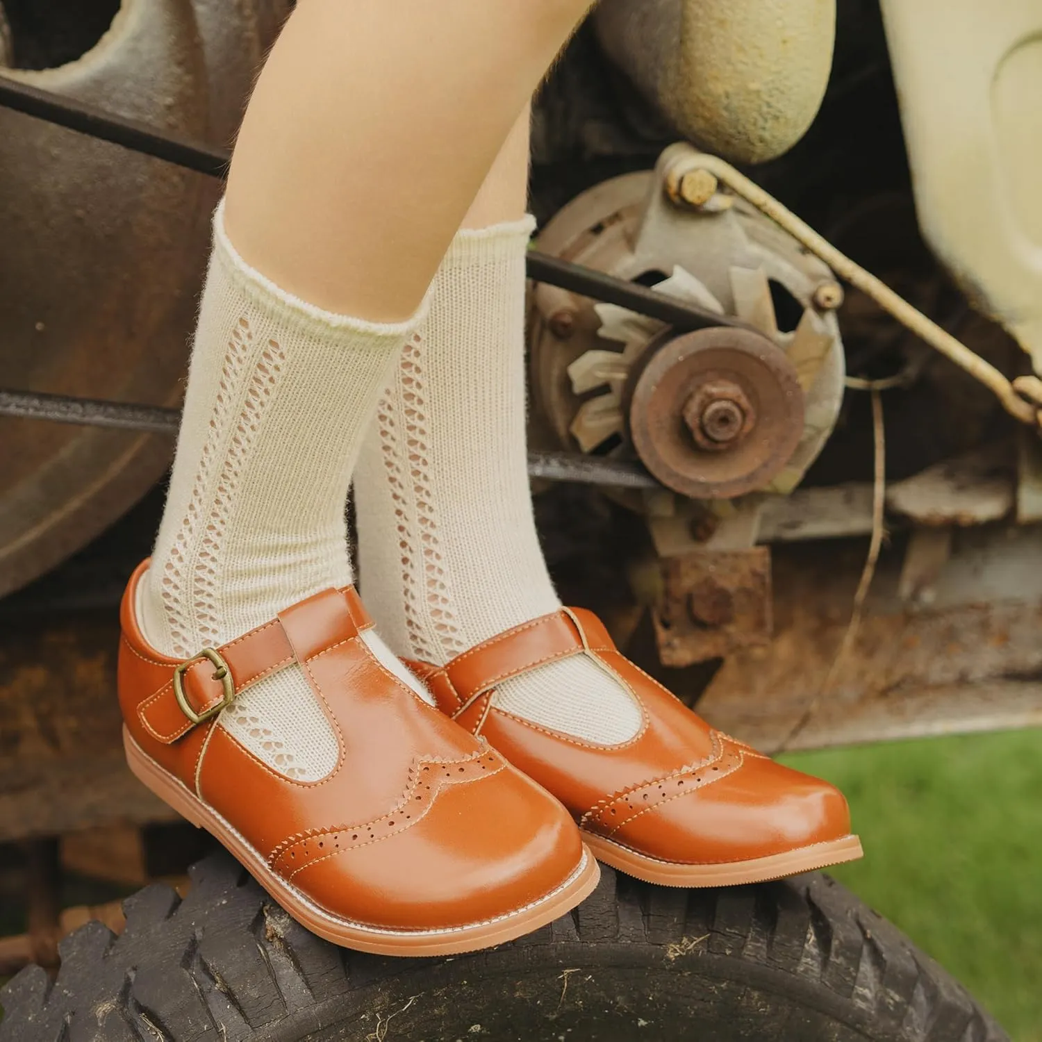 Felix & Flora Toddler Little Girl Mary Jane Dress Shoes - Ballet Flats for Girl Party School Shoes