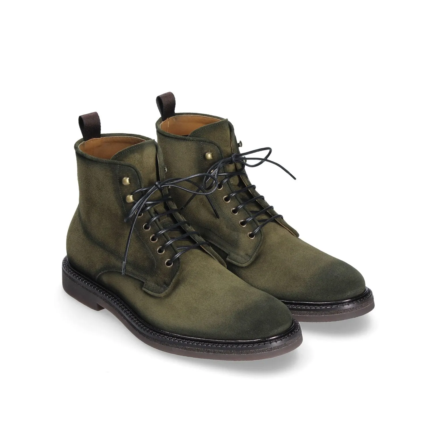 Franceschetti Colin Men's Luxury Italian Shoes Suede Leather Derby Boot (FCCT1098)