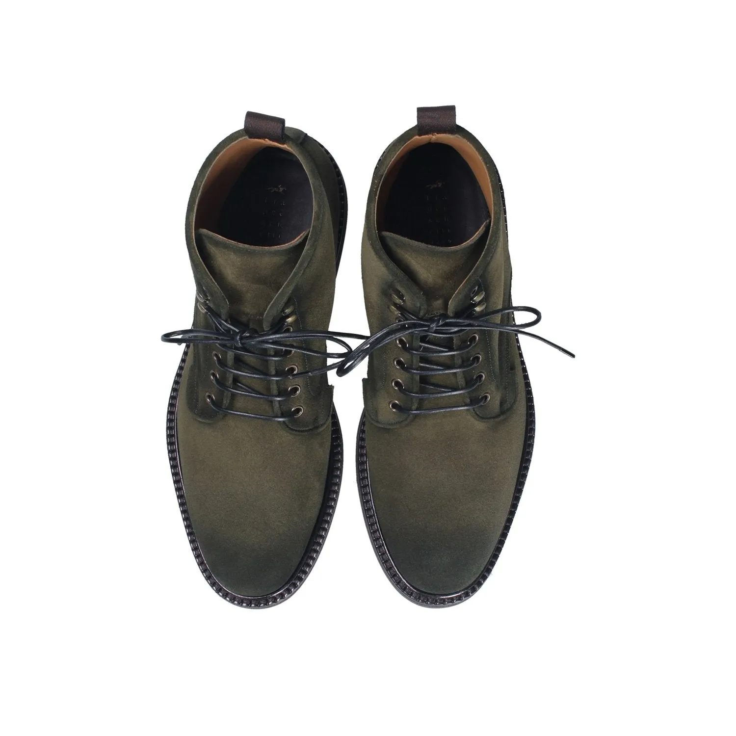 Franceschetti Colin Men's Luxury Italian Shoes Suede Leather Derby Boot (FCCT1098)