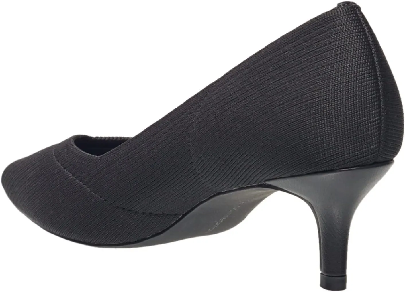 French Connection Women's Kitten Heels Pointed Closed Toe Pumps Wedding Office Work Comfortable Low Heel Dress Shoes for Women with Cushioned Inner Sole