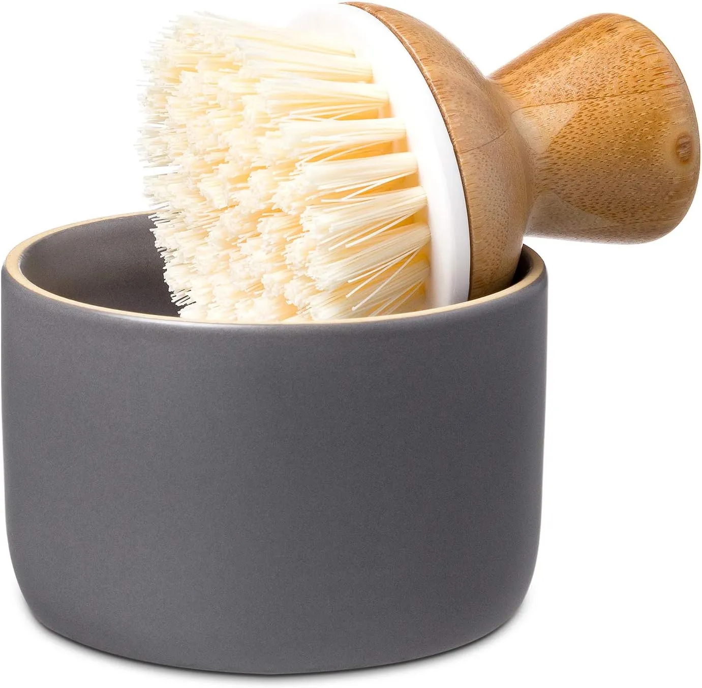 Full Circle Bubble Up, Brush   Dispenser, Gray