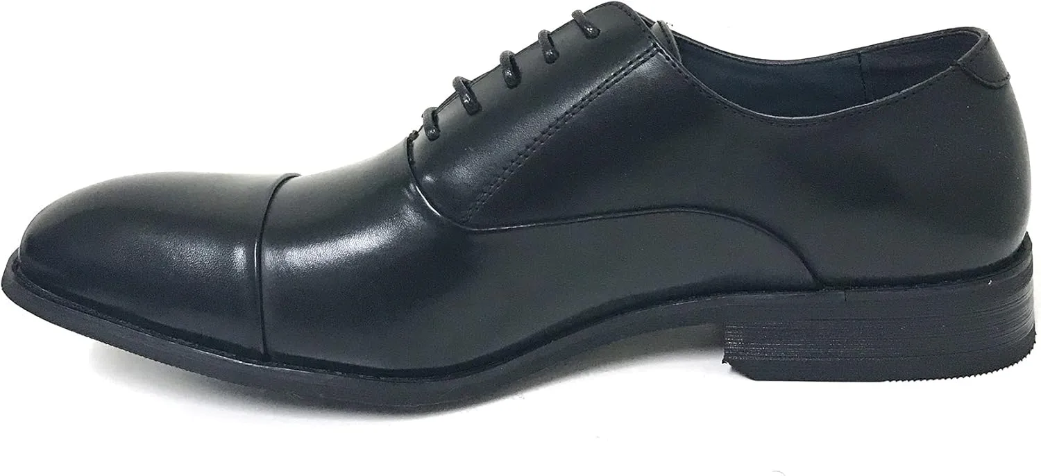 G-FLORS Mens Dress Shoes Modern Oxford Shoes Derby Captoe Lace Up Wingtip Casual
