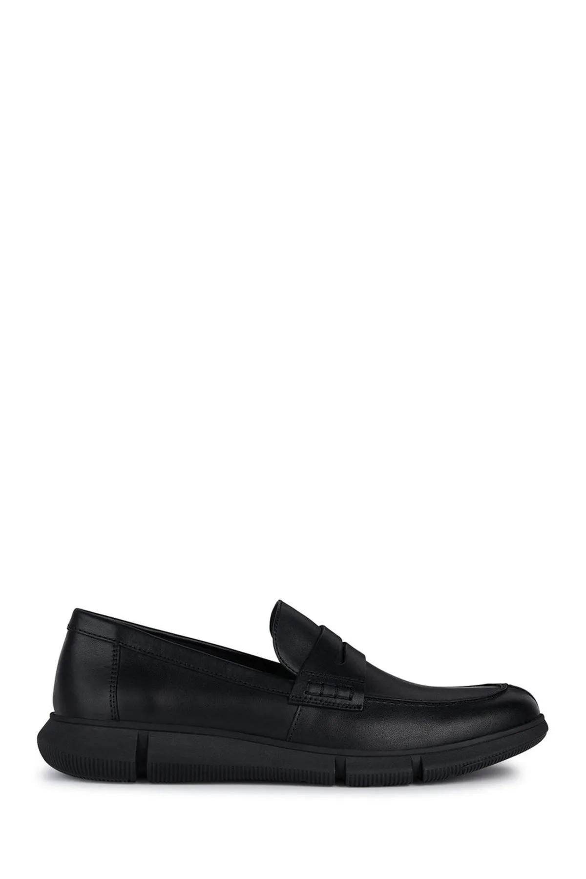 Geox Erkek Siyah Andalo Deri Casual Loafer