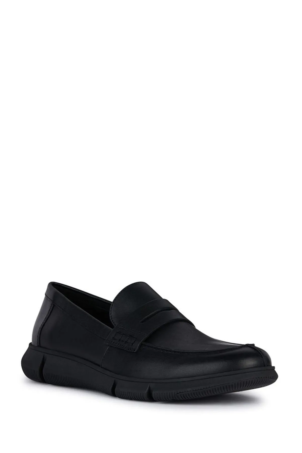 Geox Erkek Siyah Andalo Deri Casual Loafer