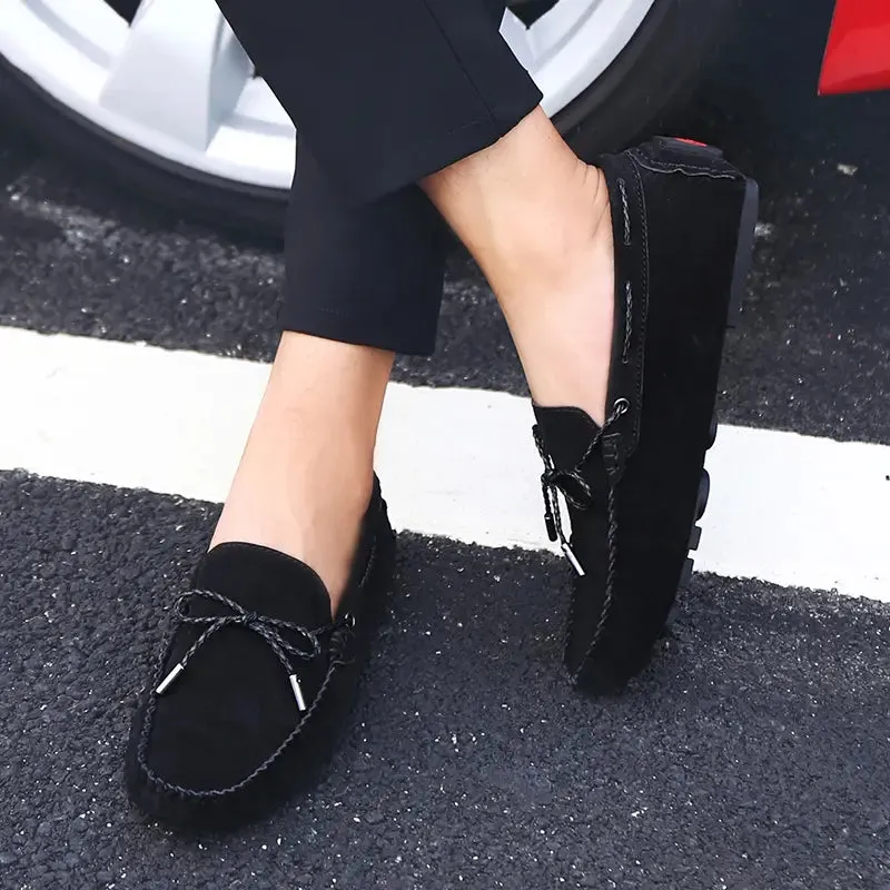 Hand Made Flat Shoes for Men Driving Shoes Moccasins for Men Casual Loafer Shoes for Men