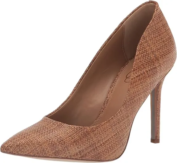 Heeled AI-powered Pointed Sam On Cuoio Hazel Wide Pumps Toe Edelman Stiletto Wide range Slip Dress
