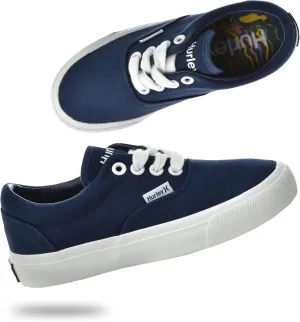 Hurley Marley Kids Lace Up Canvas Sneakers – Low Cut Skateboarding Shoes for Kids, Sports Shoes for Boys and Girls