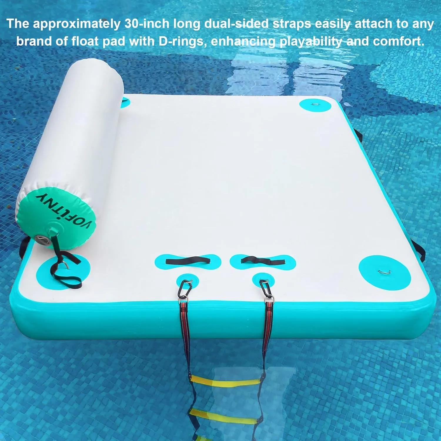 Inflatable Floating Dock Series Lake Floats Pool Noodles Backrest to VOFITNY Docks