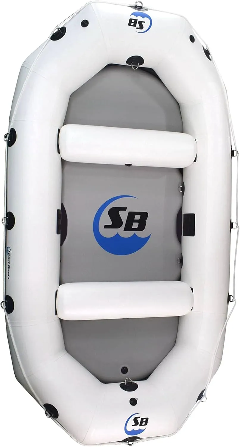 Inflatable Sport Boats 1.2mm White Water River Raft 12 feet - Reenforced Heat-Welded PVC Material