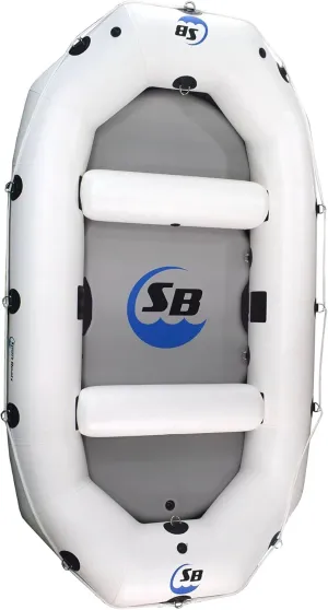 Inflatable Sport Boats 1.2mm White Water River Raft 12 feet - Reenforced Heat-Welded PVC Material