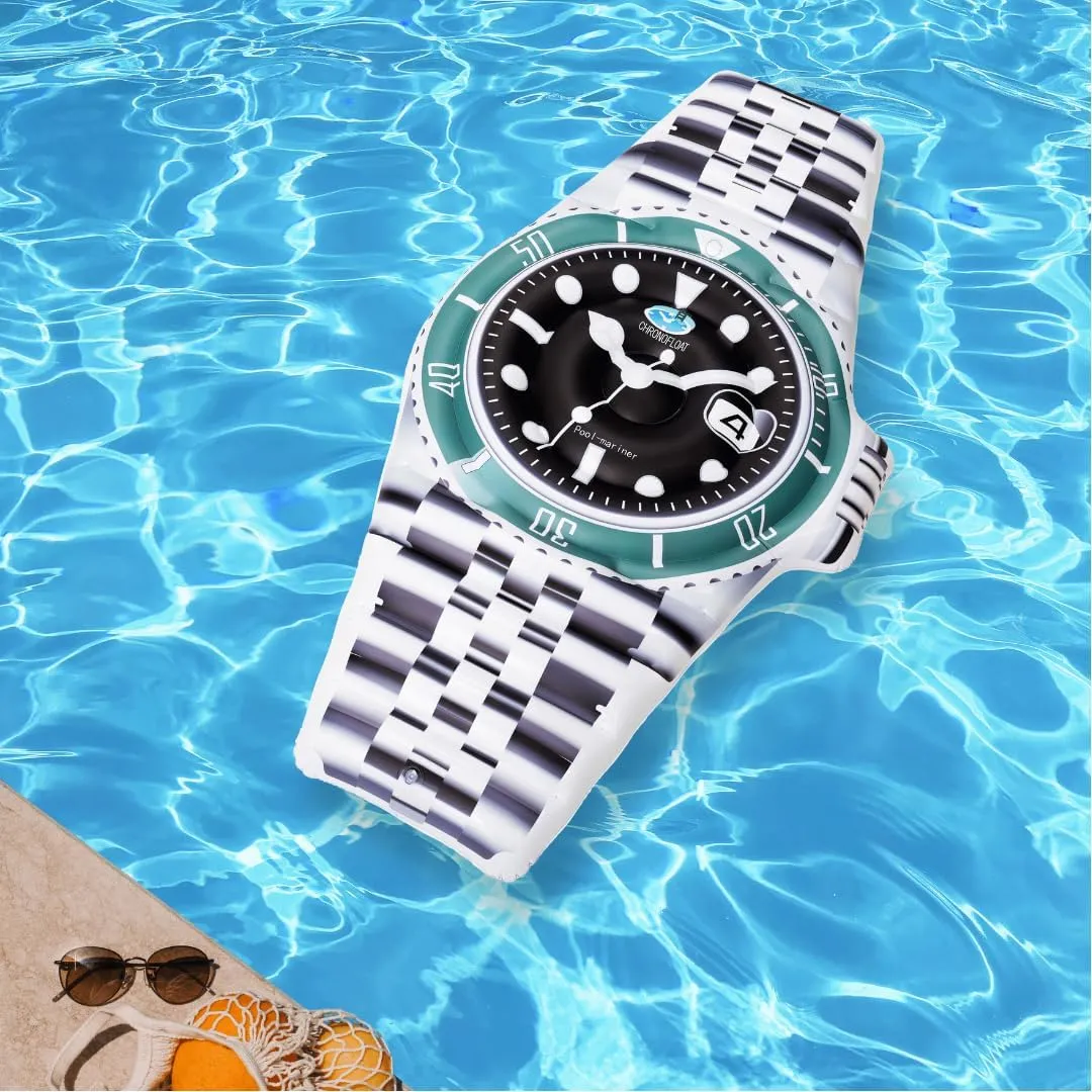 Inflatable Watch Pool Float - Durable PVC Inflatable Raft Pool Float Lounge - Summer Beach Essentials Pool Party Décor Inflatable Pool Toy - Watch Inspired Lake Floaty for Adults