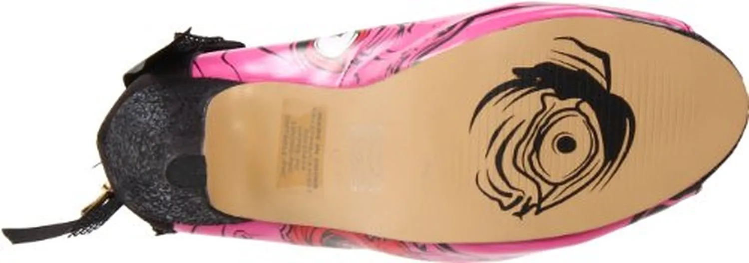 Iron Fist Women's Gold Digger Zombie Platform Pump