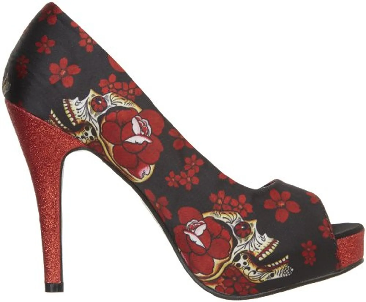 Iron Fist Women's Slow Dance Platform Pump,Black-Red,6 M US