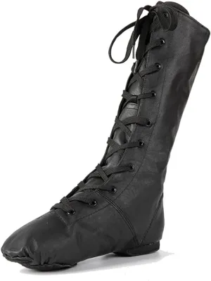 Jazz Dance Shoes Split Sole Kids Dancing Sneakers High Top Boots for Men