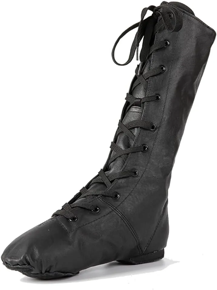 Jazz Dance Shoes Split Sole Kids Dancing Sneakers High Top Boots for Men