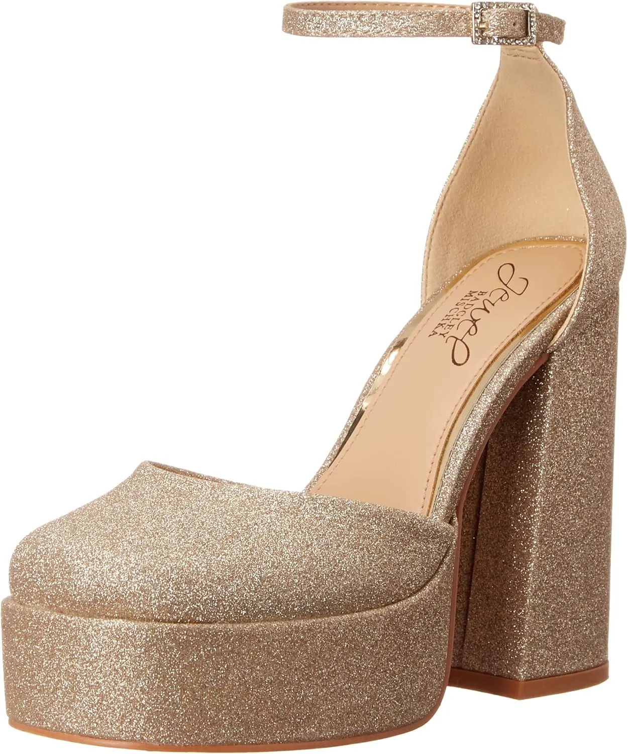 Jewel Badgley Mischka Giada Round Toe Platform