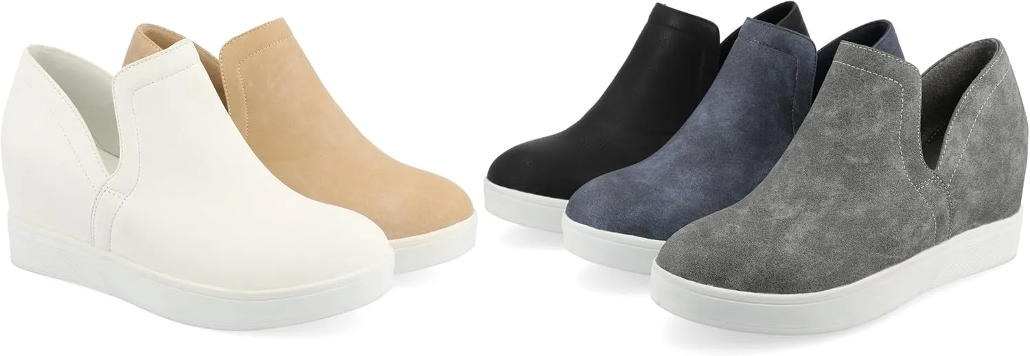 Journee Women's Cardi Sneaker Wedge