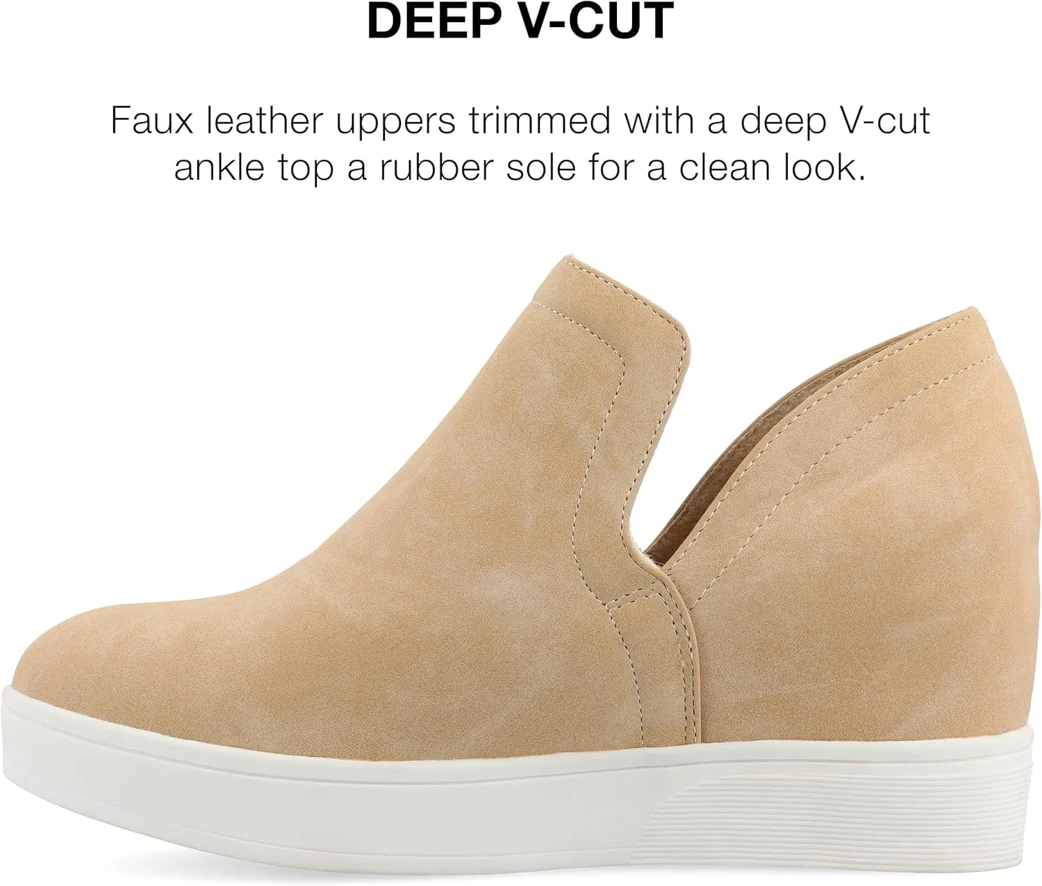 Journee Women's Cardi Sneaker Wedge