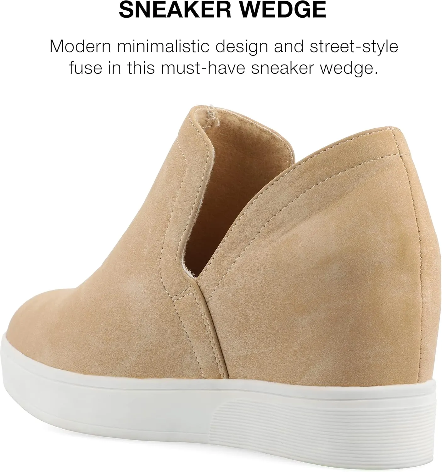 Journee Women's Cardi Sneaker Wedge