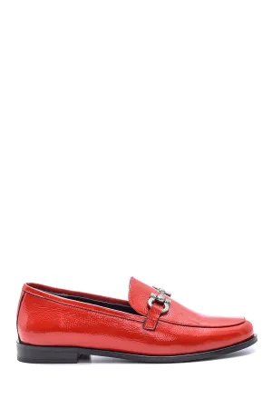 Kadın Rugan Deri Loafer