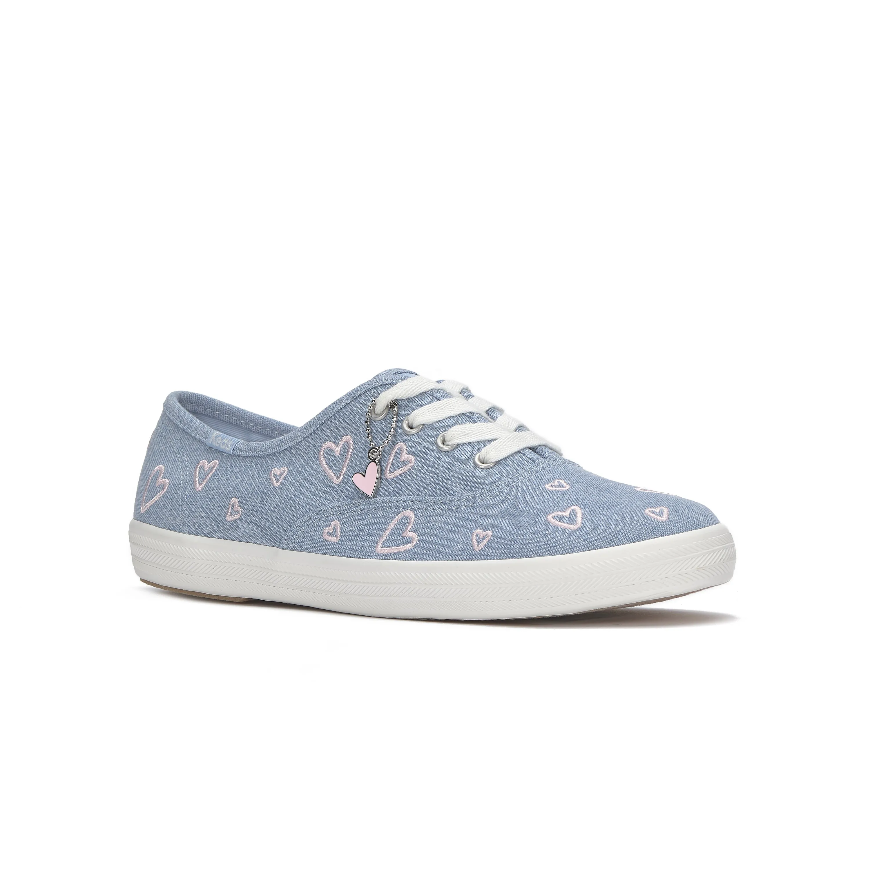 Keds Champion Denim Heart Light Blue