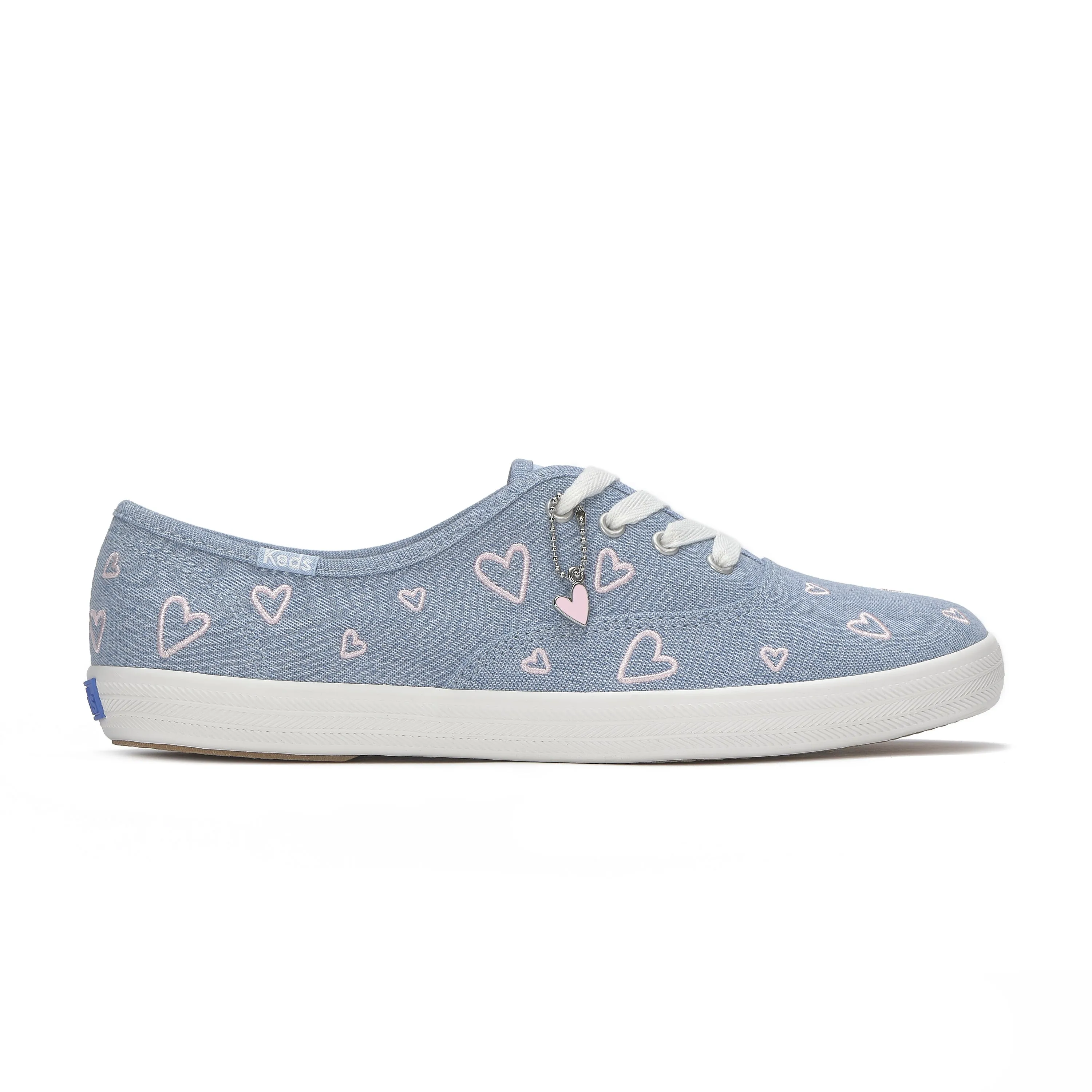 Keds Champion Denim Heart Light Blue