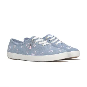 Keds Champion Denim Heart Light Blue