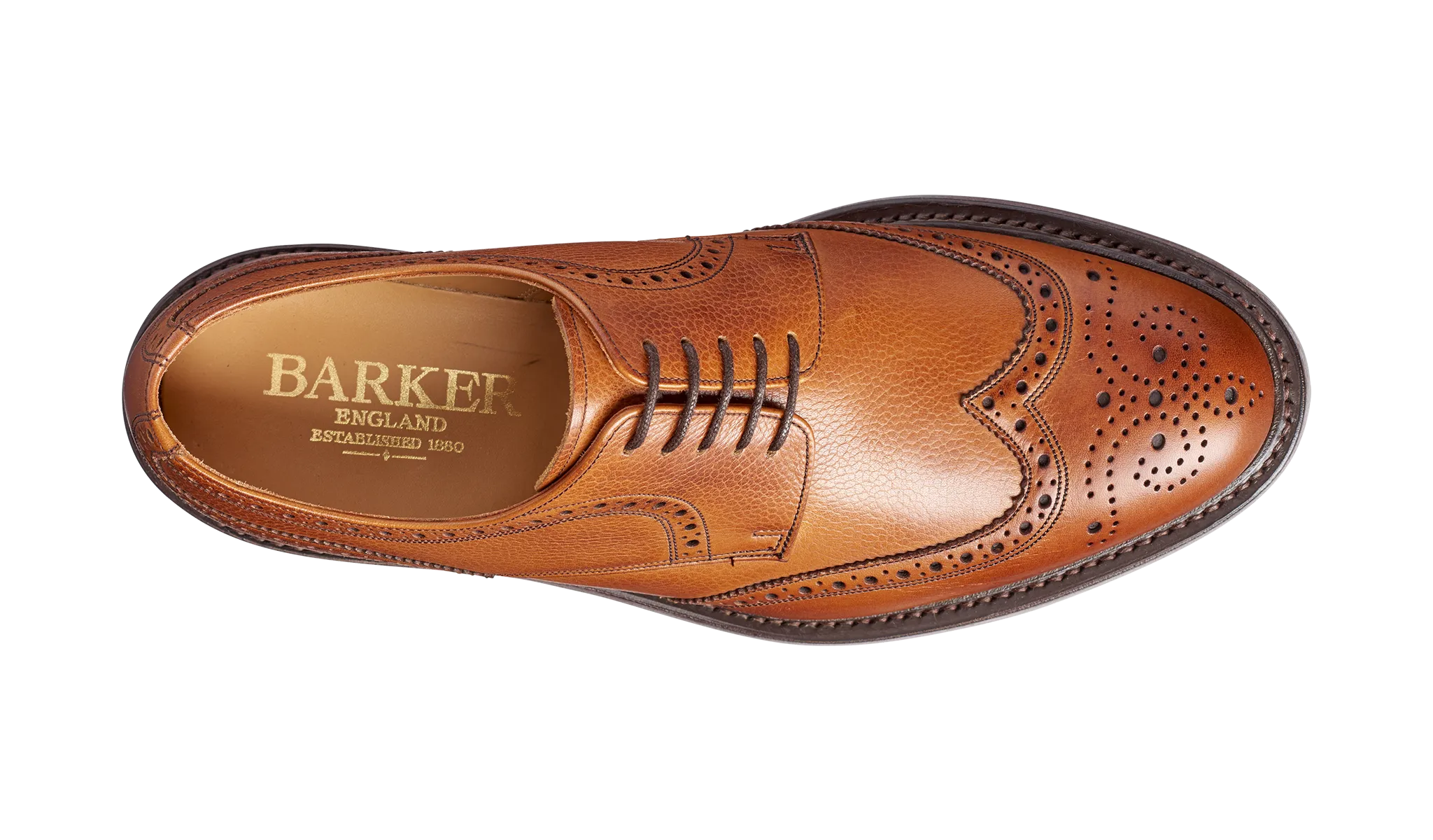 Kelmarsh - Cedar Grain Wingtip Brogue