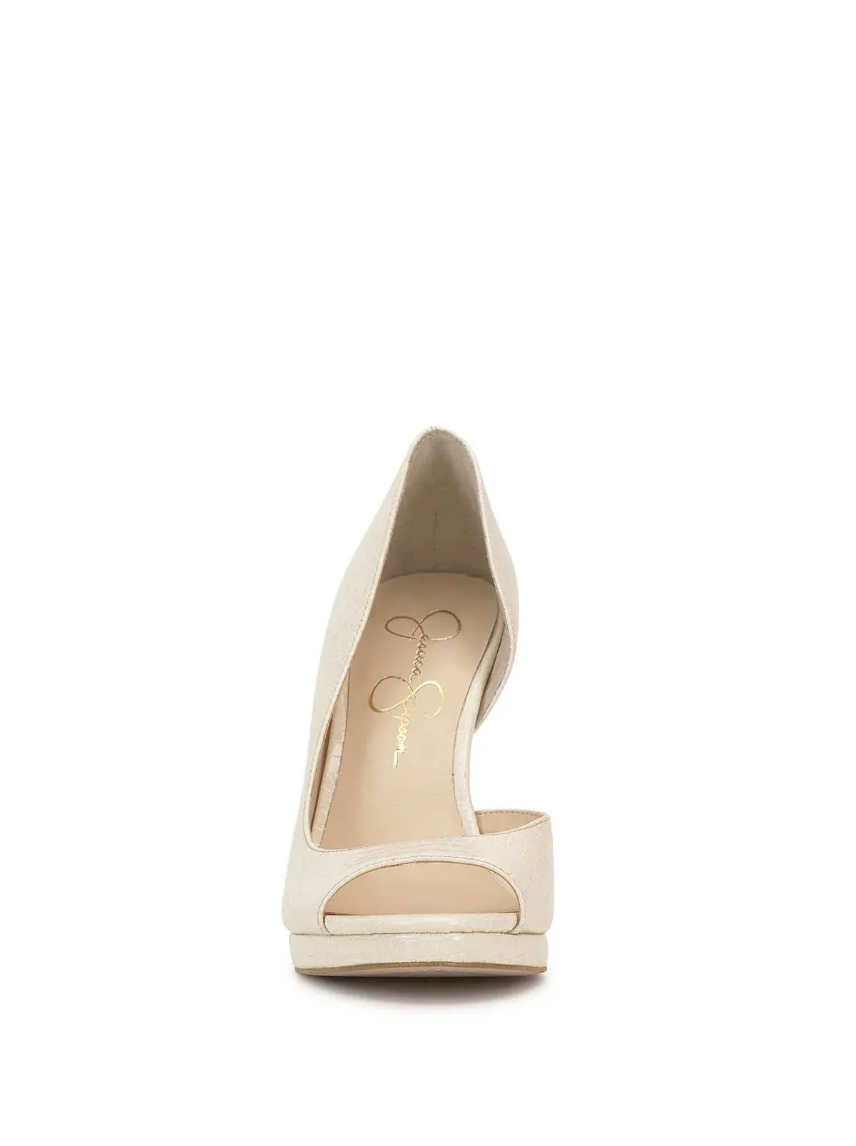 Kimli Peep Toe Pump in Black