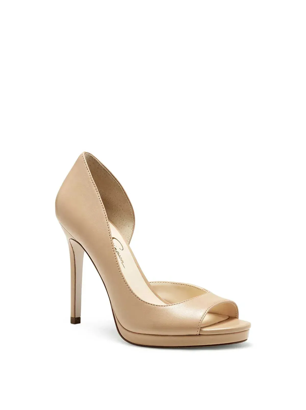 Kimli Peep Toe Pump in Black