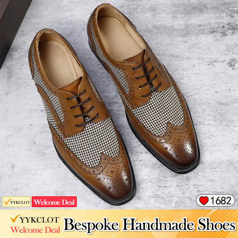 Leather Business Men Dress Shoes Bullock Casual Shoes