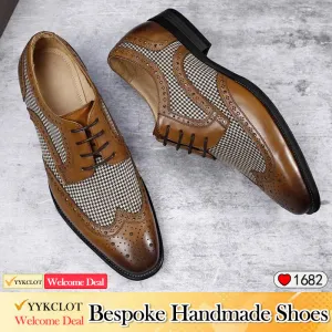 Leather Business Men Dress Shoes Bullock Casual Shoes