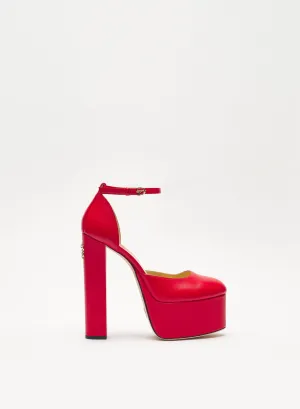 Leather Platform Pump