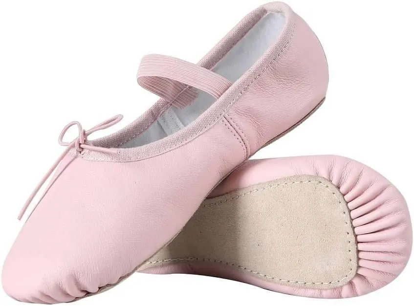 Linodes Genuine Leather Ballet Shoes/Ballet Slippers/Dance Shoes for Women and Girls