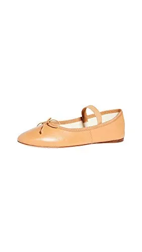 Loeffler Randall Women's Leonie Ballet Flat, Caramel, 7