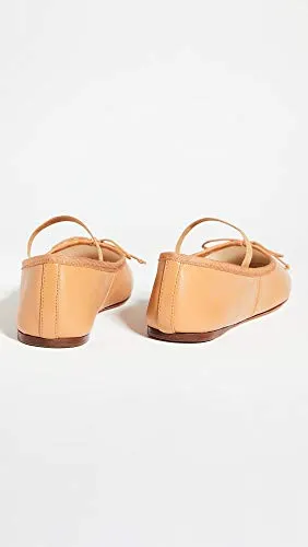 Loeffler Randall Women's Leonie Ballet Flat, Caramel, 7