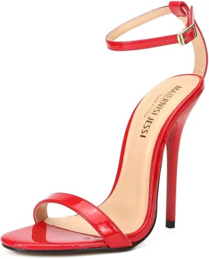MAIERNISI JESSI Unisex Men's Women's Strappy Sandals Heels, Stilletos High Heeled Sandals