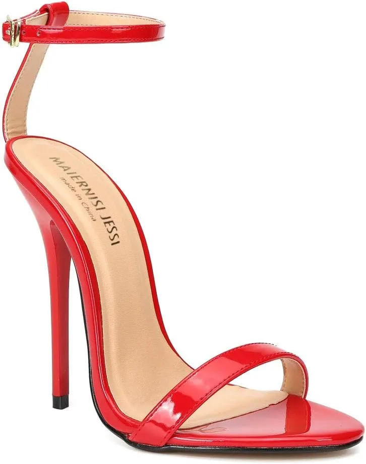 MAIERNISI JESSI Unisex Men's Women's Strappy Sandals Heels, Stilletos High Heeled Sandals