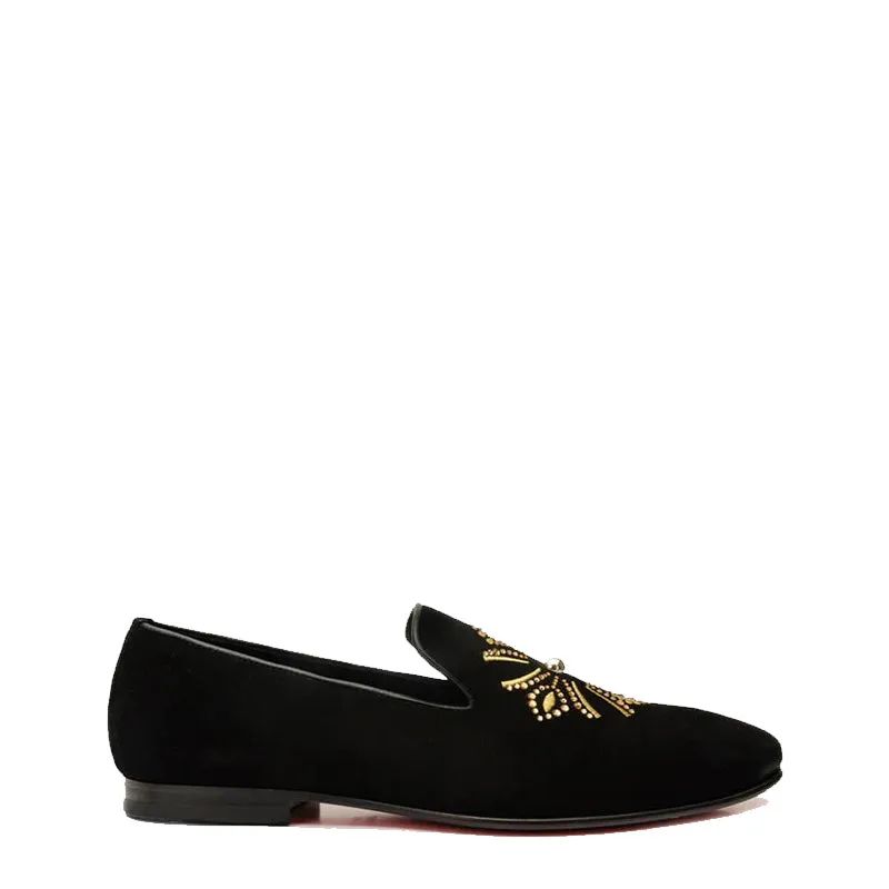 Maroon Suede Slip-on Loafer Men Shoe