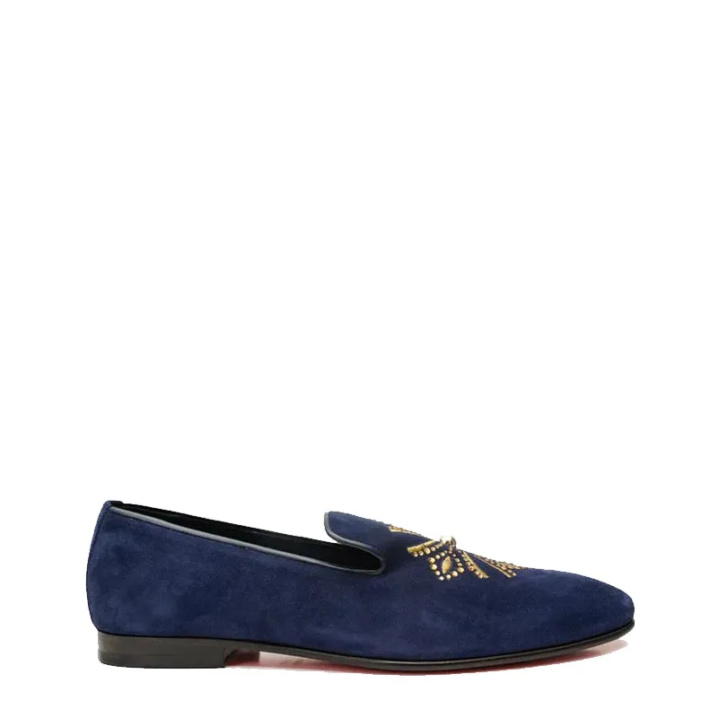 Maroon Suede Slip-on Loafer Men Shoe