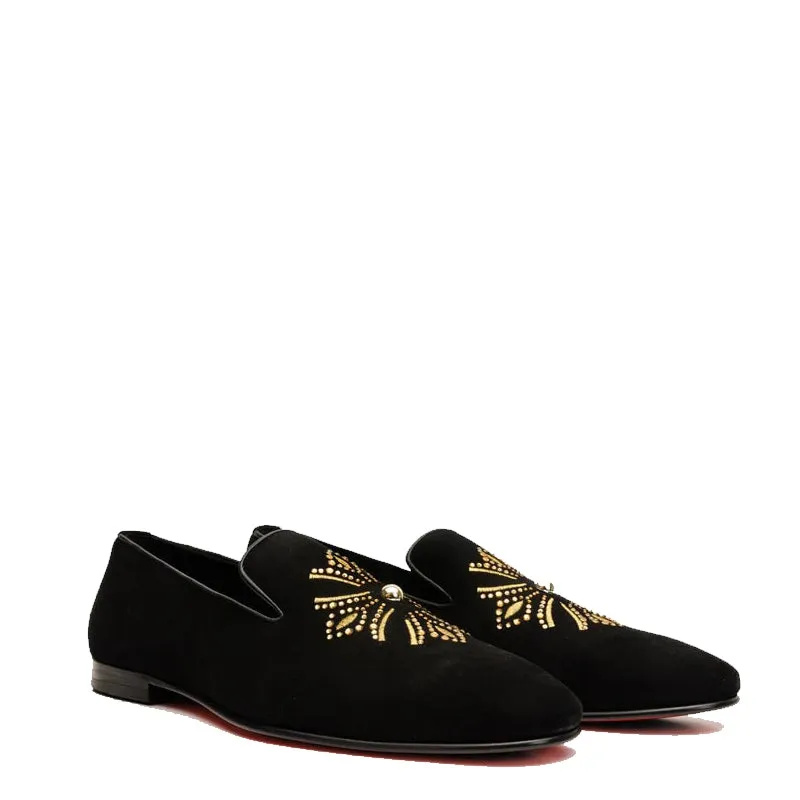 Maroon Suede Slip-on Loafer Men Shoe