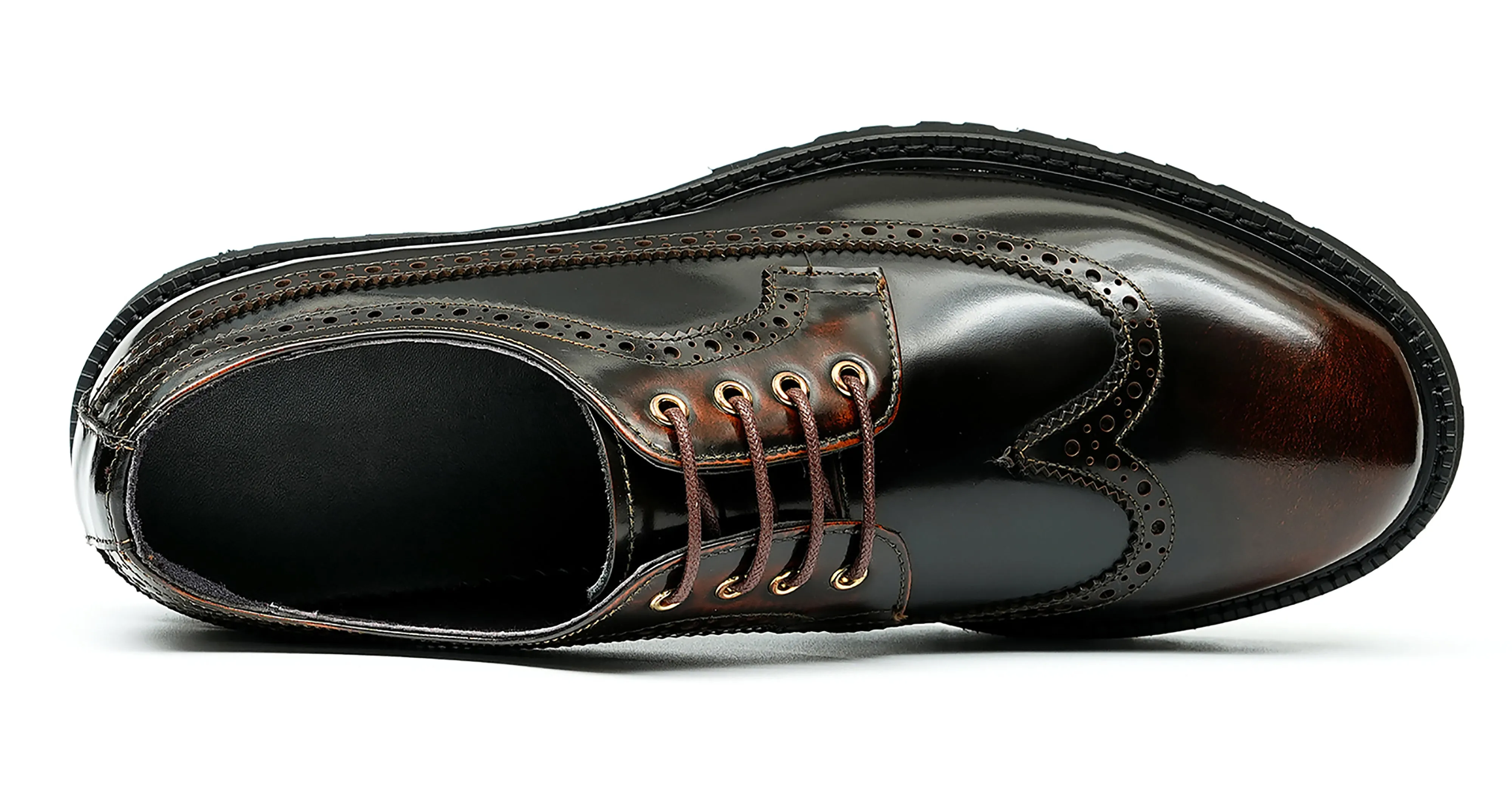 Men's Classic Dress Wingtip Brogues Derby