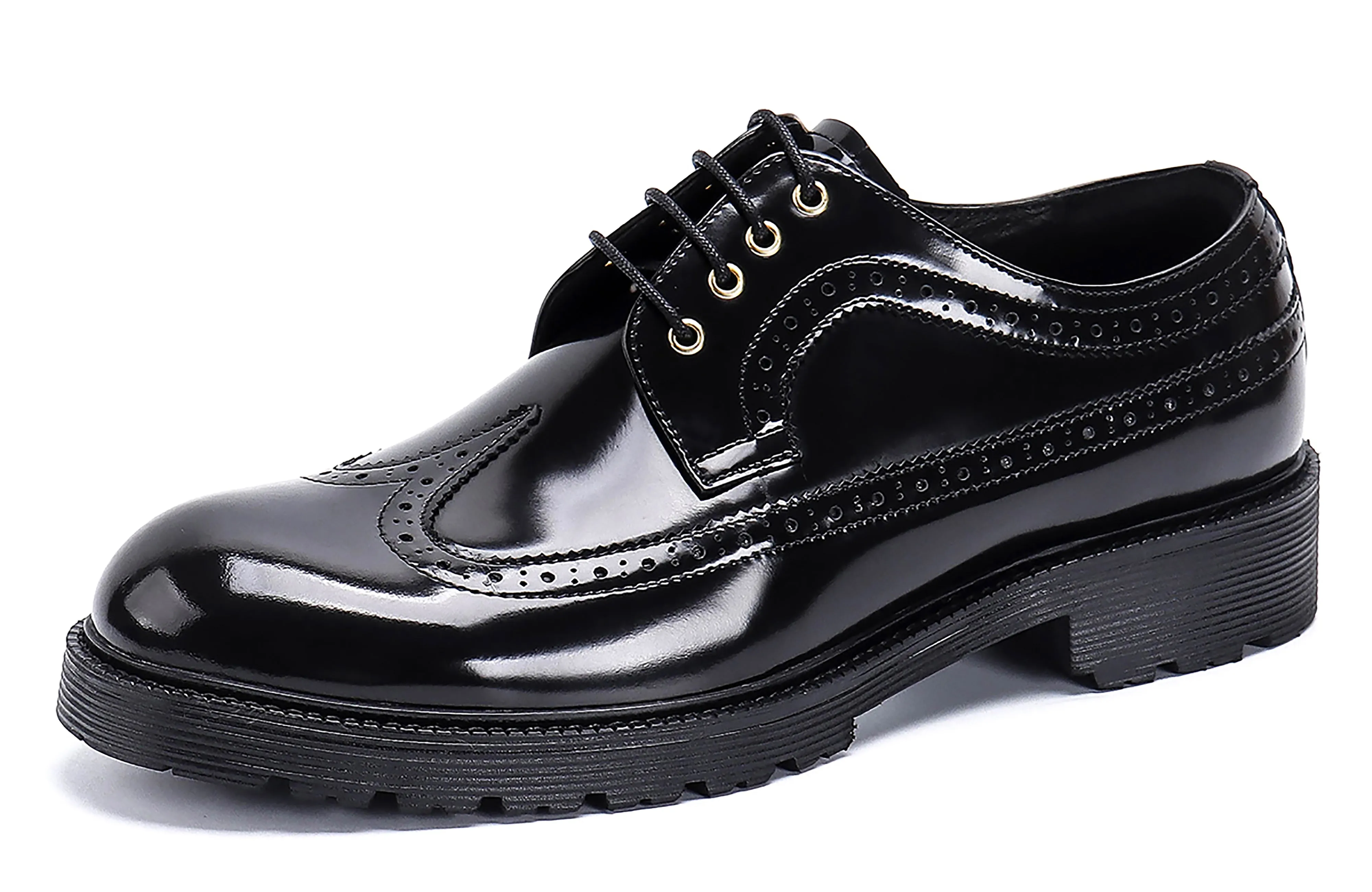 Men's Classic Dress Wingtip Brogues Derby