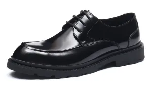 Men's Dress Formal Patent Leather Derby