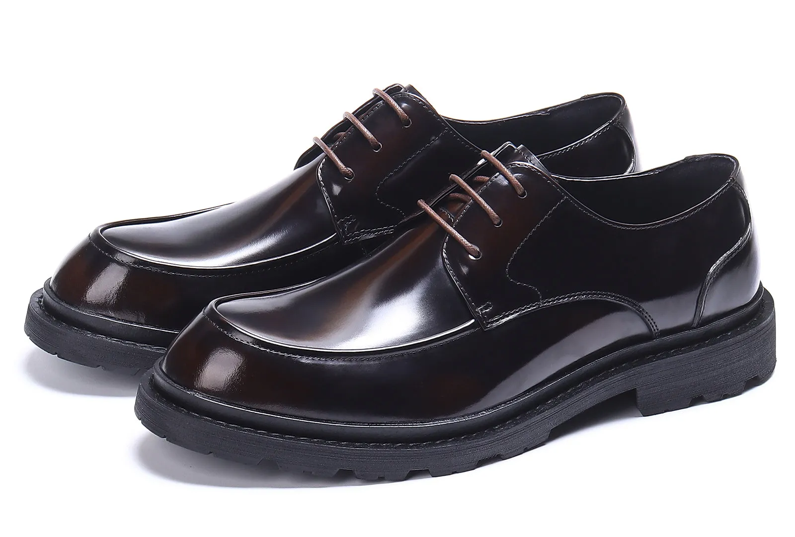 Men's Dress Formal Patent Leather Derby