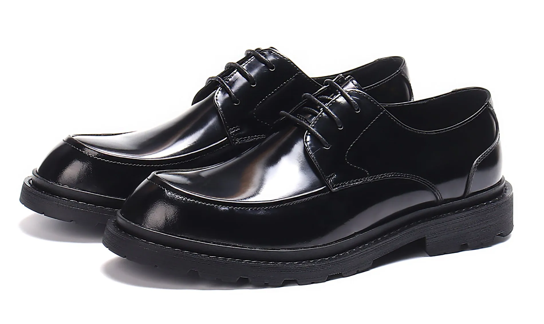 Men's Dress Formal Patent Leather Derby
