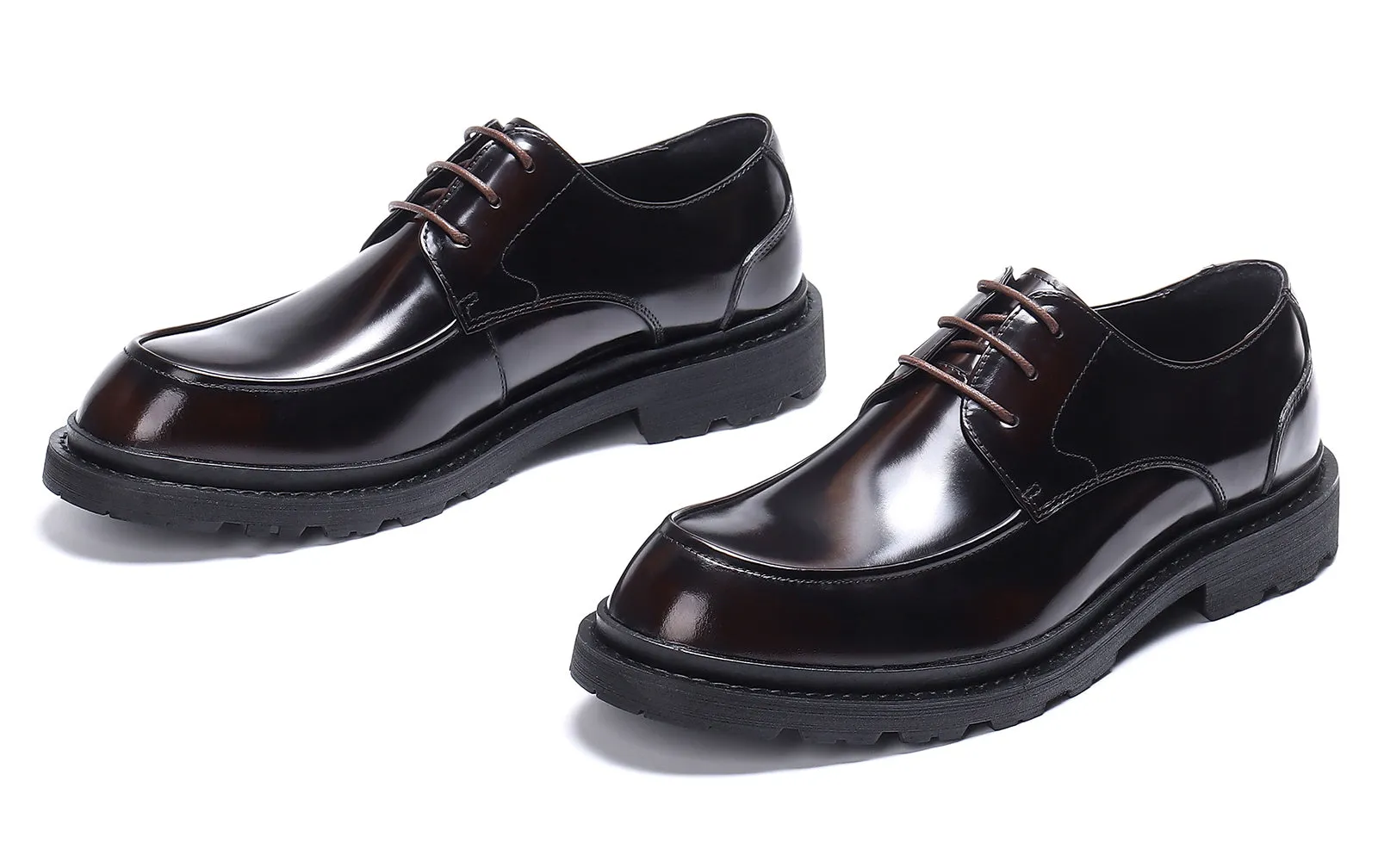 Men's Dress Formal Patent Leather Derby
